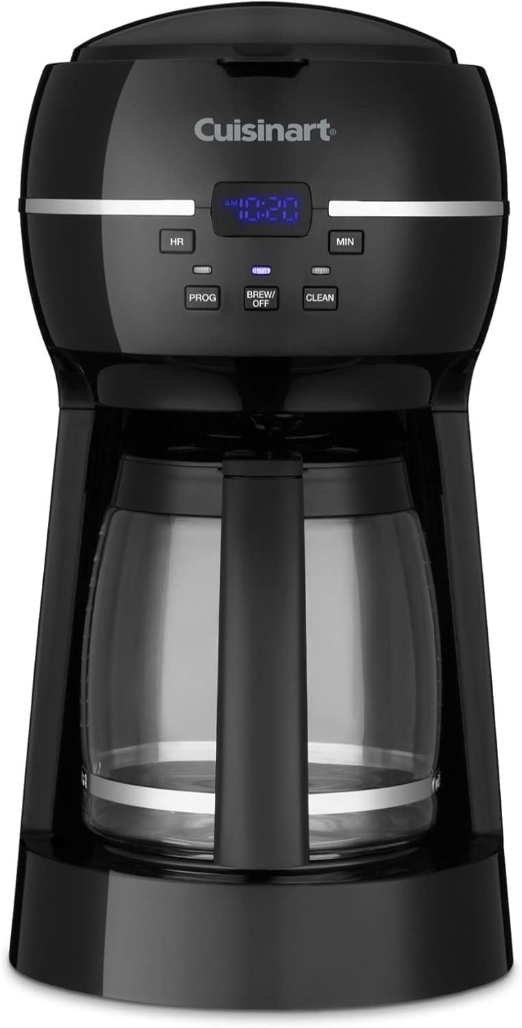 Cuisinart 12-Cup Programmable Coffee Maker, Black - Certified Refurbished