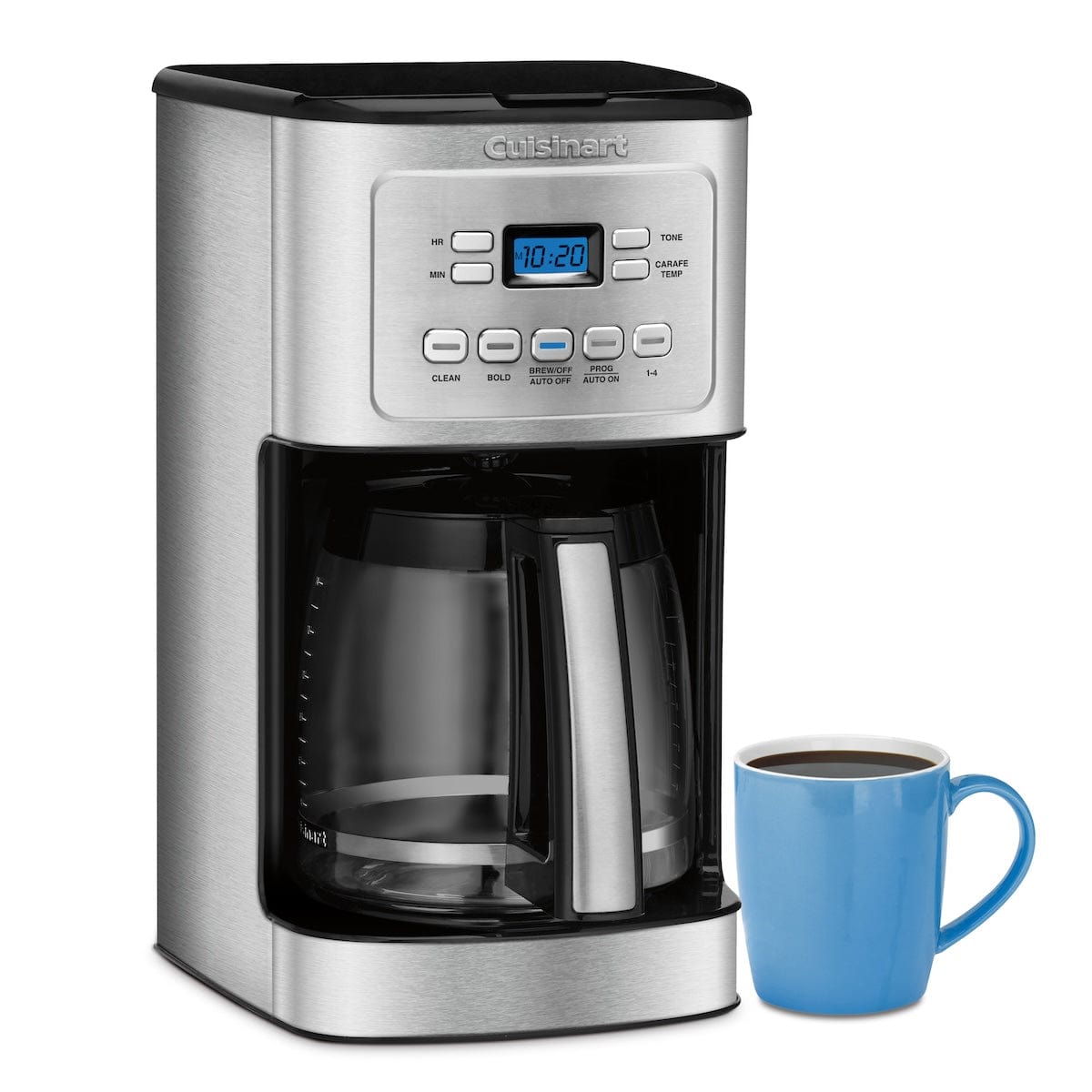 Cuisinart 14-Cup Programmable Coffee Maker with Hotter Coffee Option Silver - Certified Refurbished