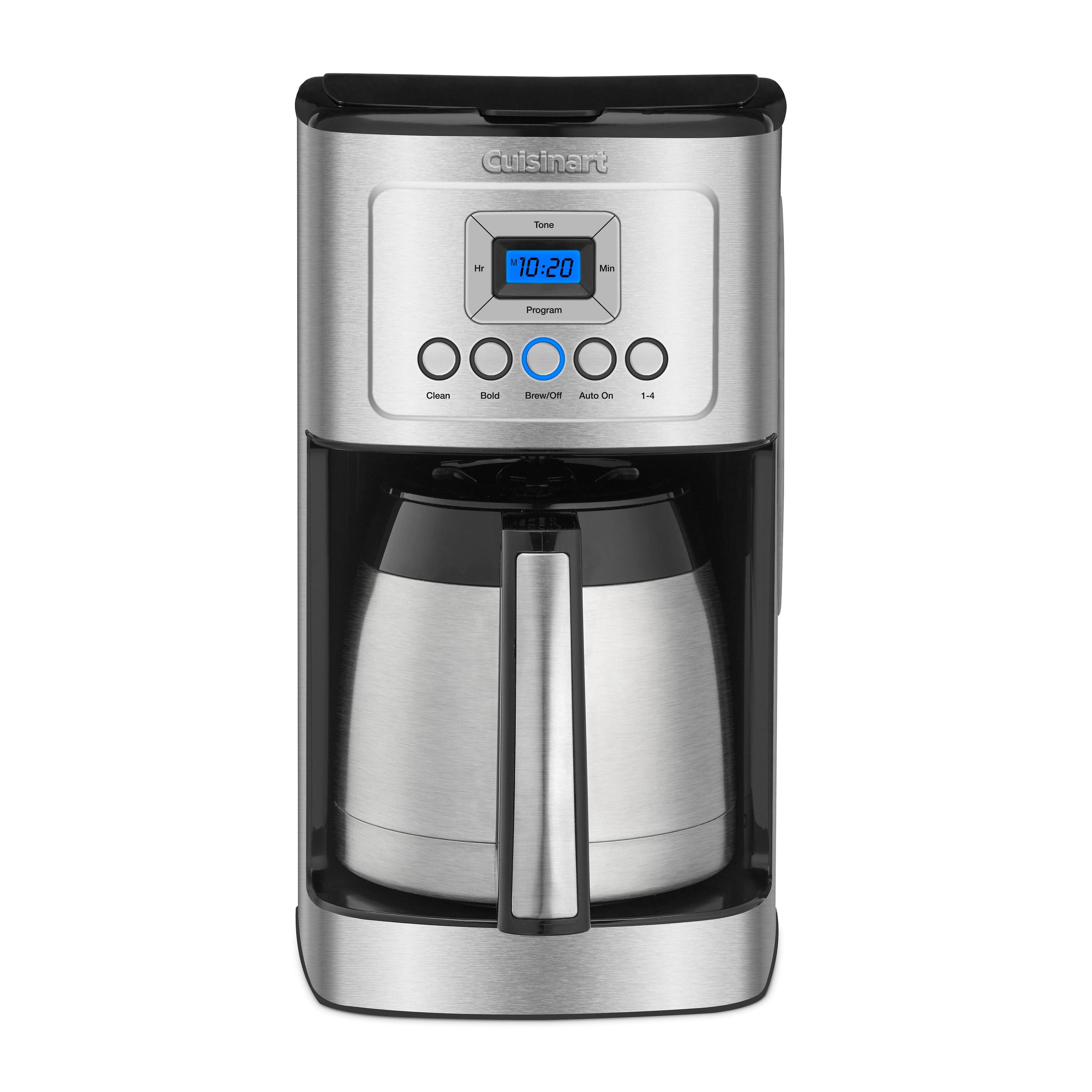 Cuisinart 12-Cup Programmable Thermal Perfect Temp Coffeemaker, Brew Pause, Silver - Certified Refurbished