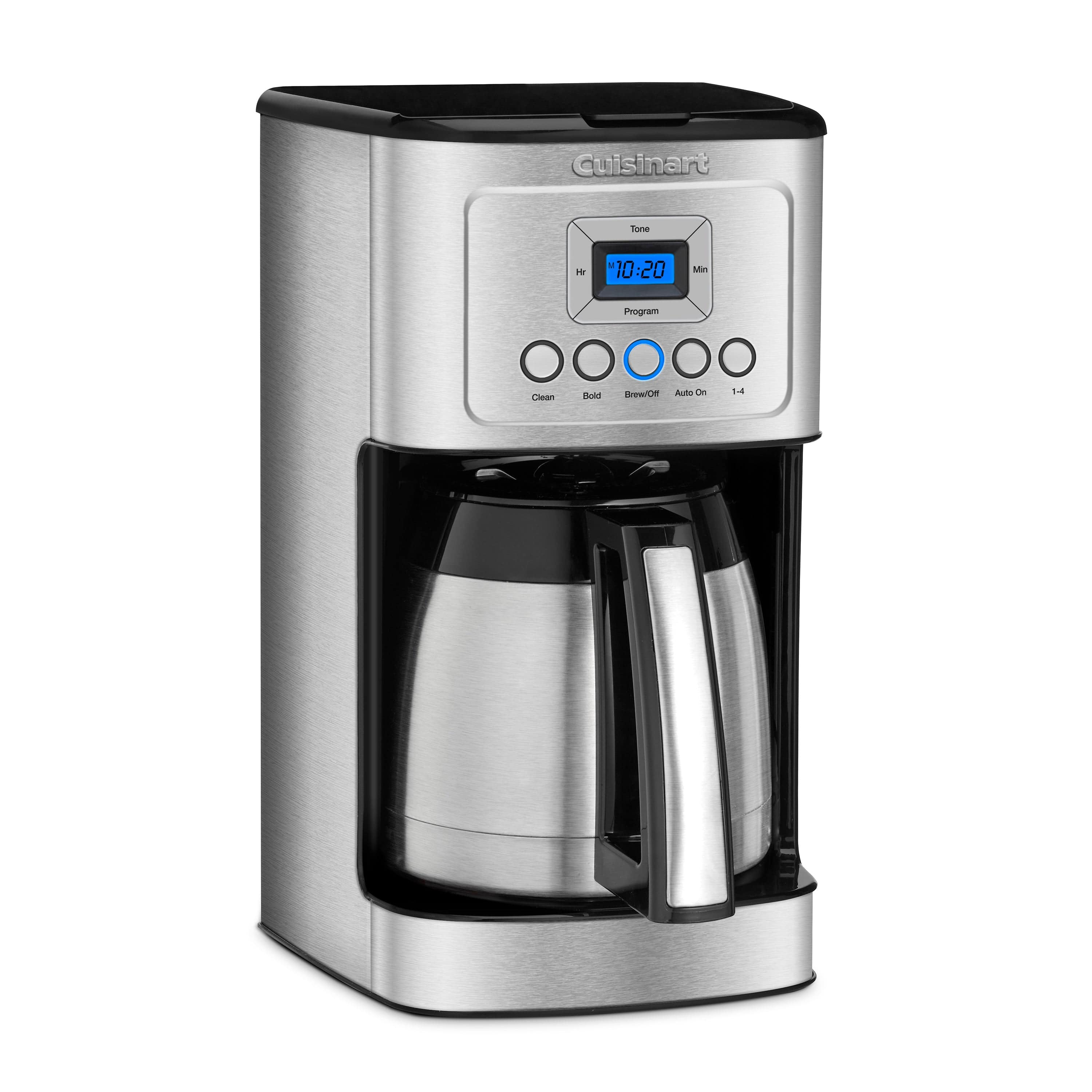 Cuisinart 12-Cup Programmable Thermal Perfect Temp Coffeemaker, Brew Pause, Silver - Certified Refurbished