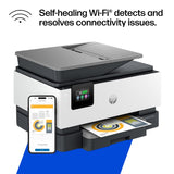 HP OfficeJet Pro 9122e Wireless All-in-One Color Inkjet Printer, Print, Scan, Copy, Fax, Duplex, ADF - Certified Refurbished
