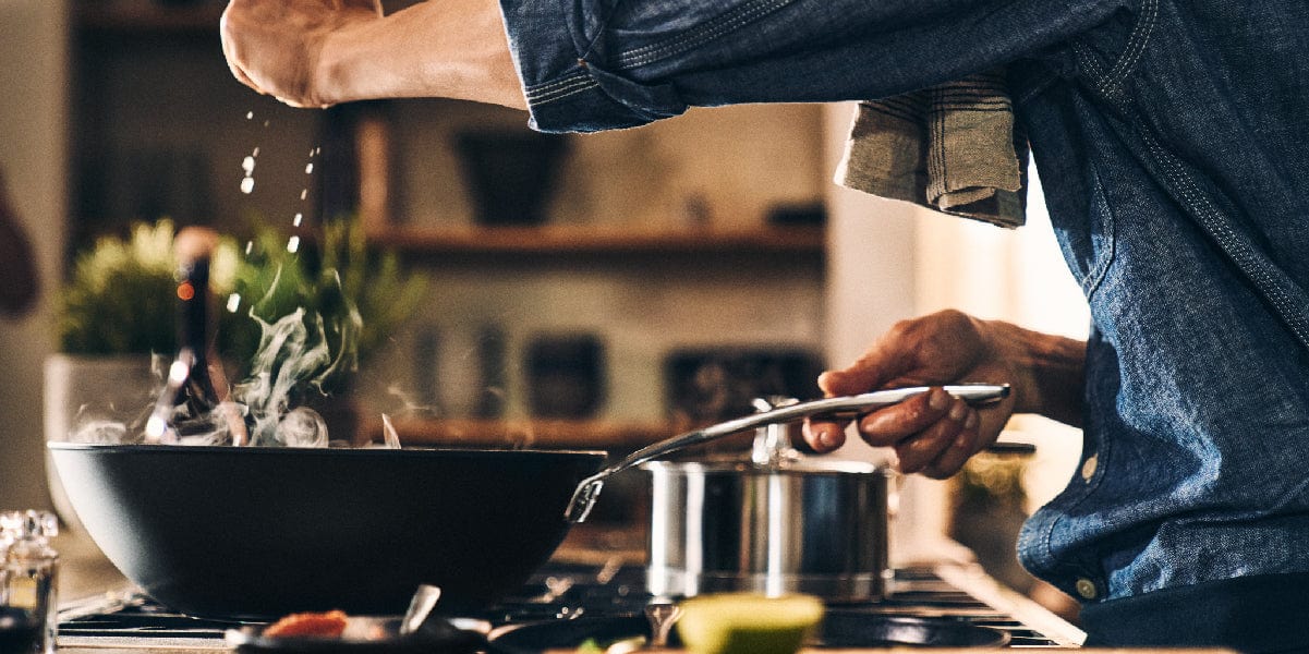 Demeyere AluPro 9.5-inch Aluminum Nonstick Deep Fry Pan