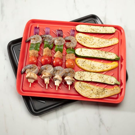 Cuisinart Grilling Prep and Serve Melamine Trays, Large