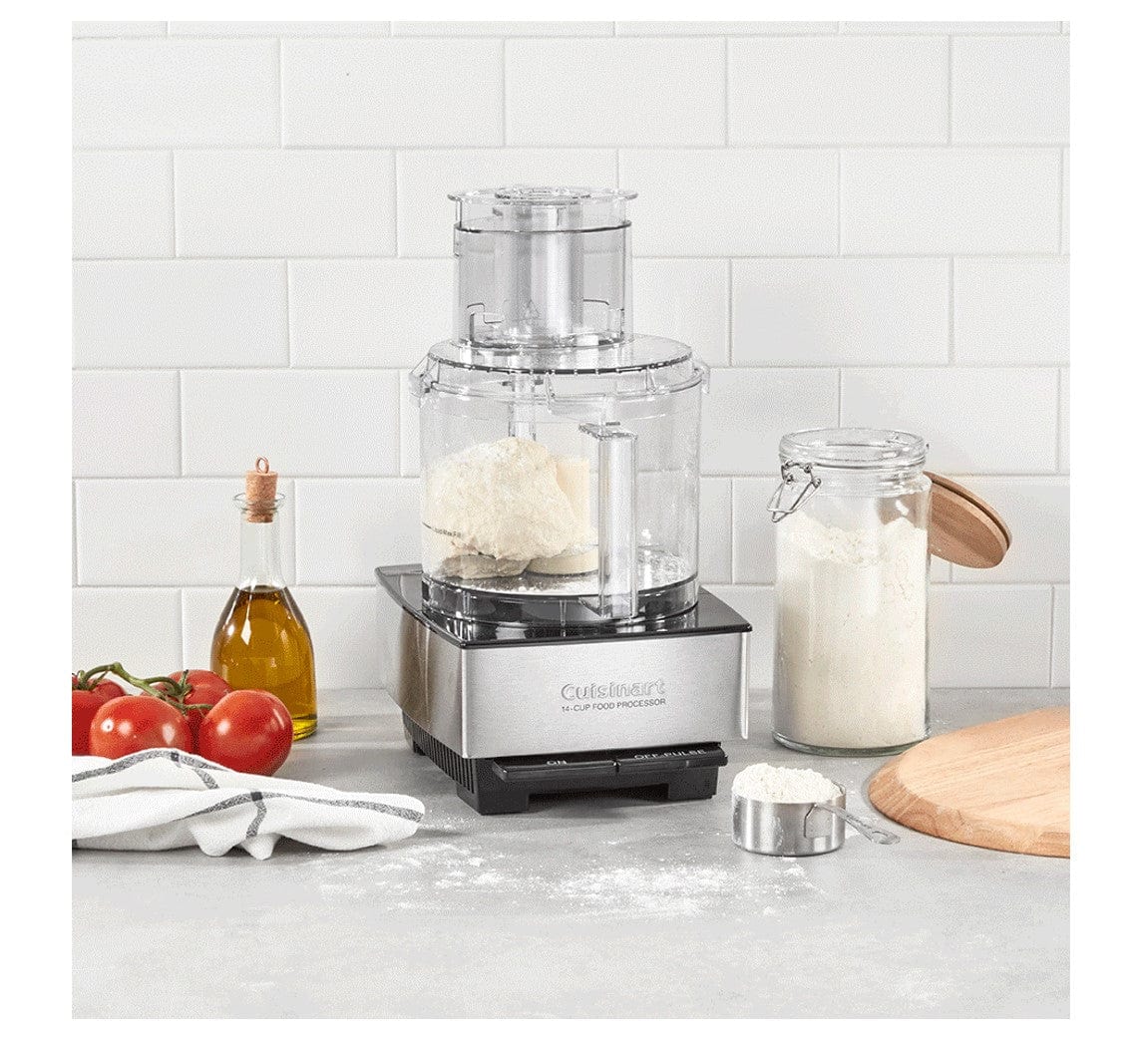 Cuisinart DFP-14BCNYFR 14-Cup Food Processor Custom, Stainless Steel - Certified Refurbished