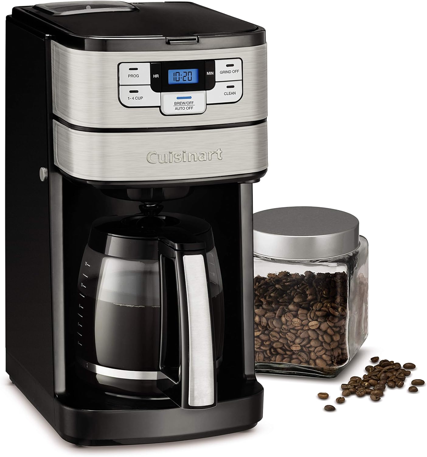 Cuisinart Grind and Brew 12 Cup Coffeemaker, Black – Certified Refurbished