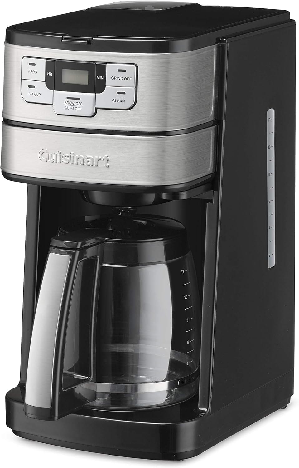 Cuisinart Grind and Brew 12 Cup Coffeemaker, Black – Certified Refurbished