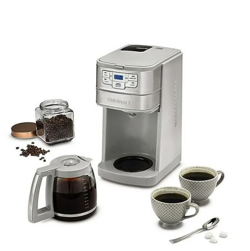Cuisinart DGB-400SSFR Grind and Brew 12 Cup Coffeemaker - Silver - Certified Refurbished