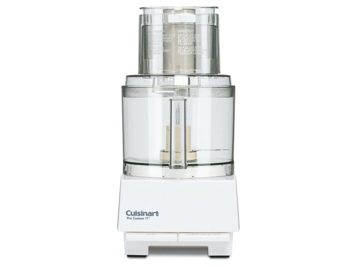 Cuisinart Food Processor, Pro Custom 11 Cup, Brushed White - Certified Refurbished