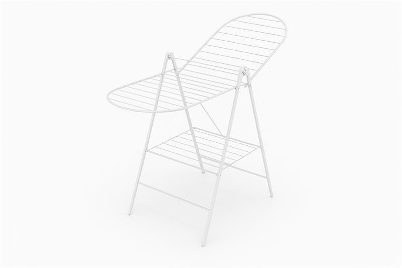 Squared Away Heavy Duty Gullwing Drying Rack, White Metal