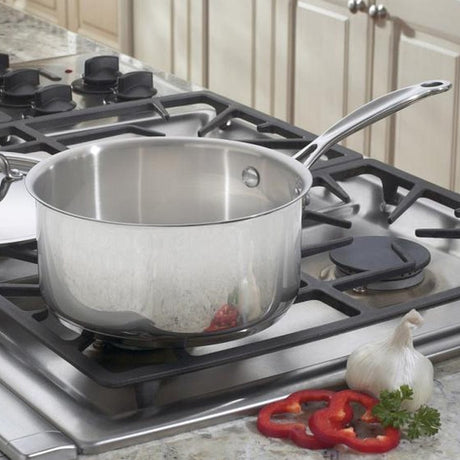 Cuisinart 3 Quart Saucepan with Cover, Silver