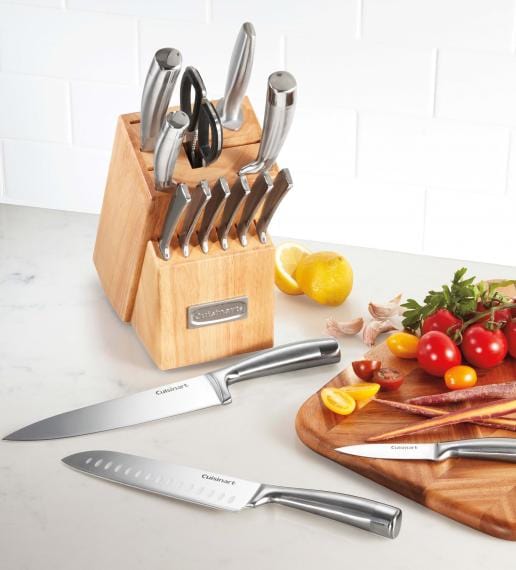 Cuisinart Professional Series 15 Piece Knife Block Set, Silver