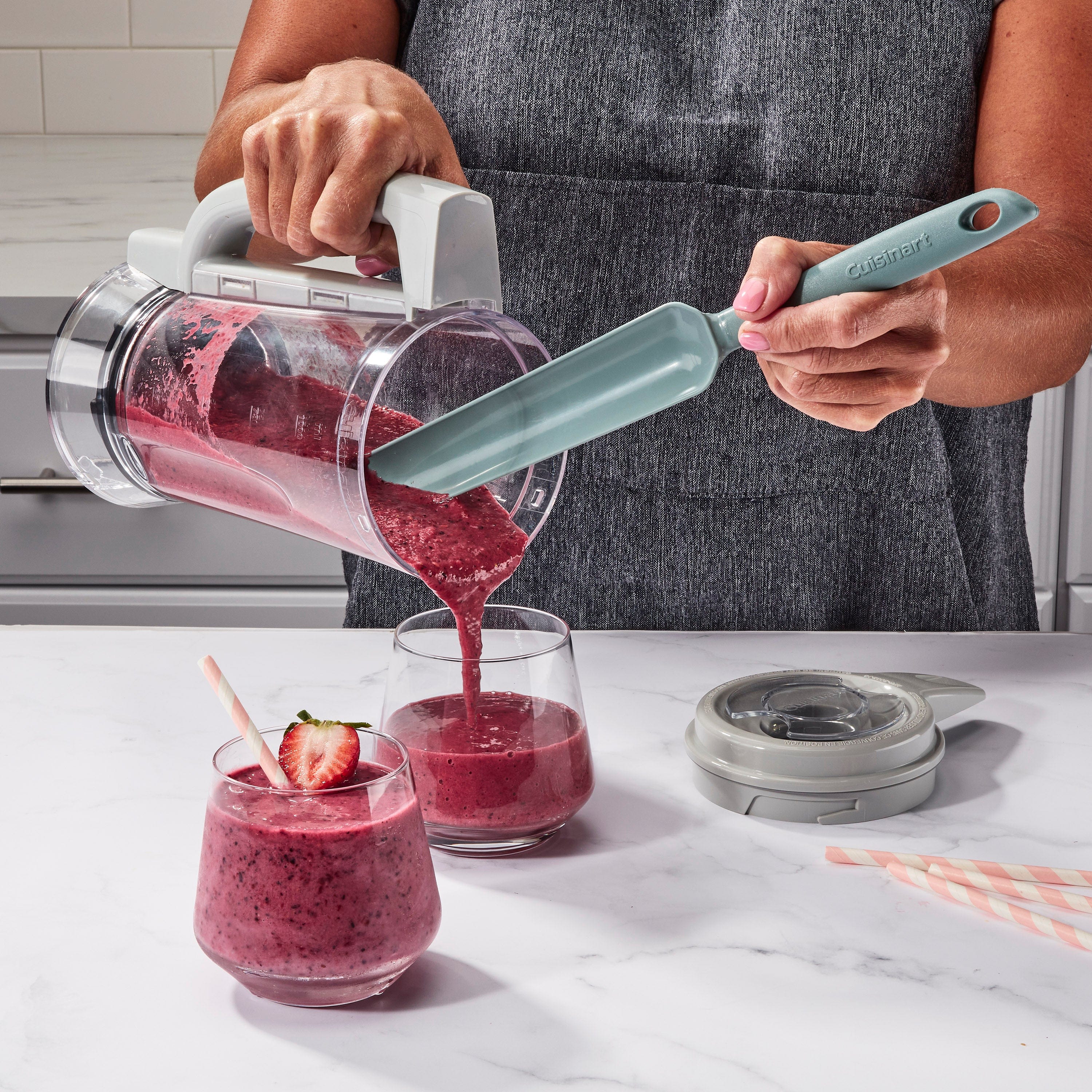 Cuisinart Blender Spatula, Arctic Blue