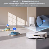 Dreame E30 Ultra Robot Vacuum and Mop with Self-Empty Base, Smart App & Voice Control, White
