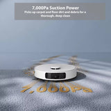 Dreame E30 Ultra Robot Vacuum and Mop with Self-Empty Base, Smart App & Voice Control, White