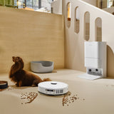 Dreame E30 Ultra Robot Vacuum and Mop with Self-Empty Base, Smart App & Voice Control, White