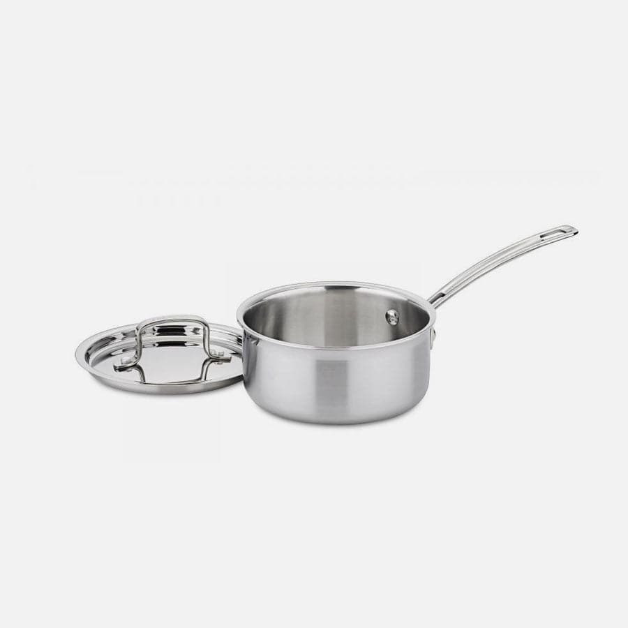 Cuisinart Multiclad Pro™ Tri-Ply Stainless 1.5 Qt. Saucepan with Cover, Silver