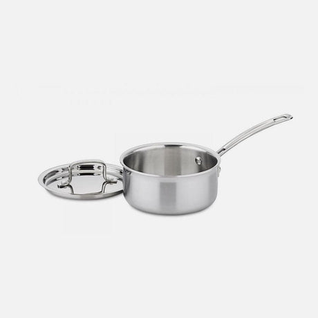 Cuisinart Multiclad Pro™ Tri-Ply Stainless 1.5 Qt. Saucepan with Cover, Silver