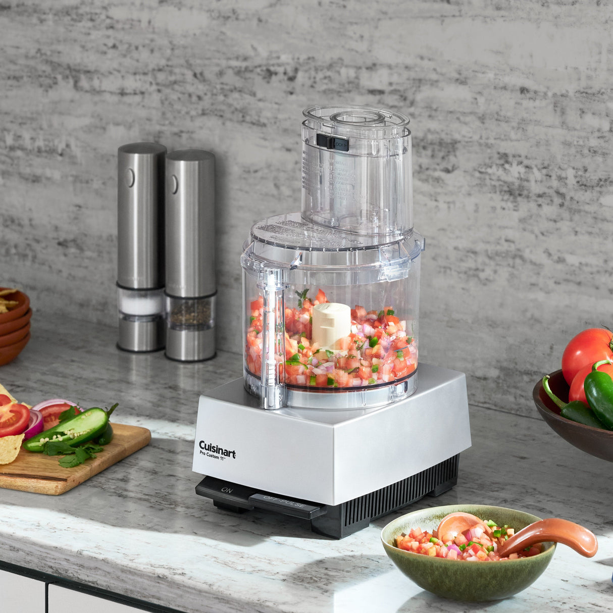Cuisinart Pro Custom 11 Cup Food Processor, Brushed Chrome