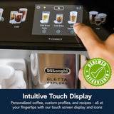 De'Longhi Eletta Explore Fully Automatic Espresso Machine with Cold Brew, ECAM45086S (Renewed)
