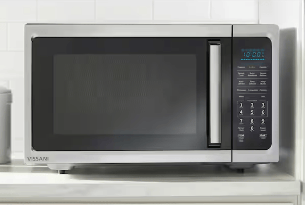 Vissani 1.5 cu. ft. Countertop Convection Microwave with Air Fryer & Sensor, Fingerprint-Resistant Stainless Steel - Certified Refurbished