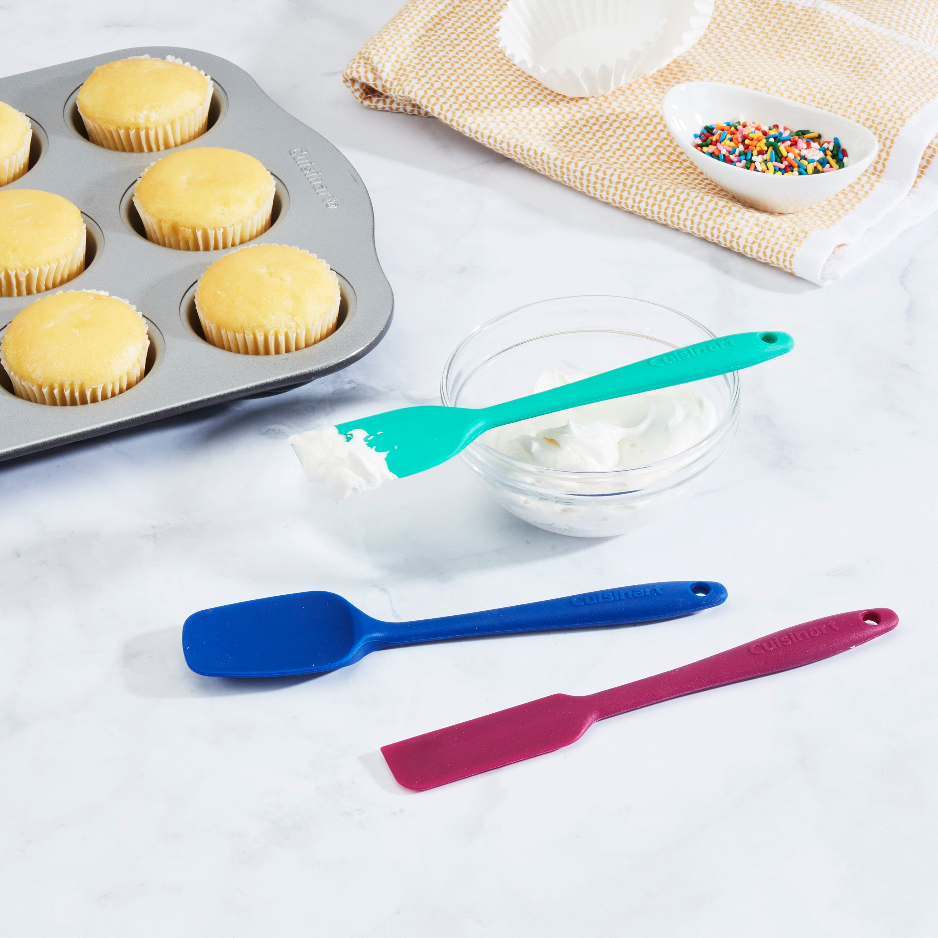 Cuisinart Mini Spatulas (Set of 3), Multicolor