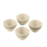 Cuisinart Set of 4 Pinch Bowls, Cream