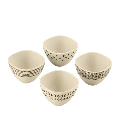 Cuisinart Set of 4 Pinch Bowls, Cream