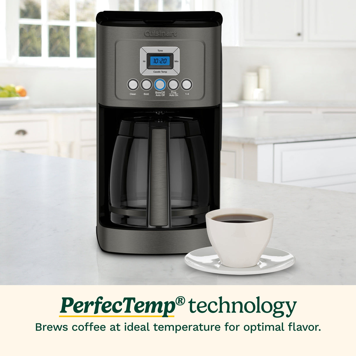 Cuisinart 14 Cup Programmable Coffee Maker, Black