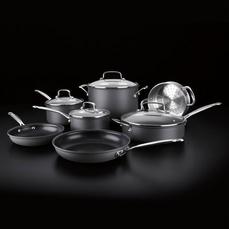 Cuisinart Chef's Classic™ Nonstick Hard Anodized 11 Piece Set, Black