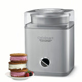 Cuisinart Pure Indulgence 2 Quart Frozen Yogurt-Sorbet & Ice Cream Maker, Silver