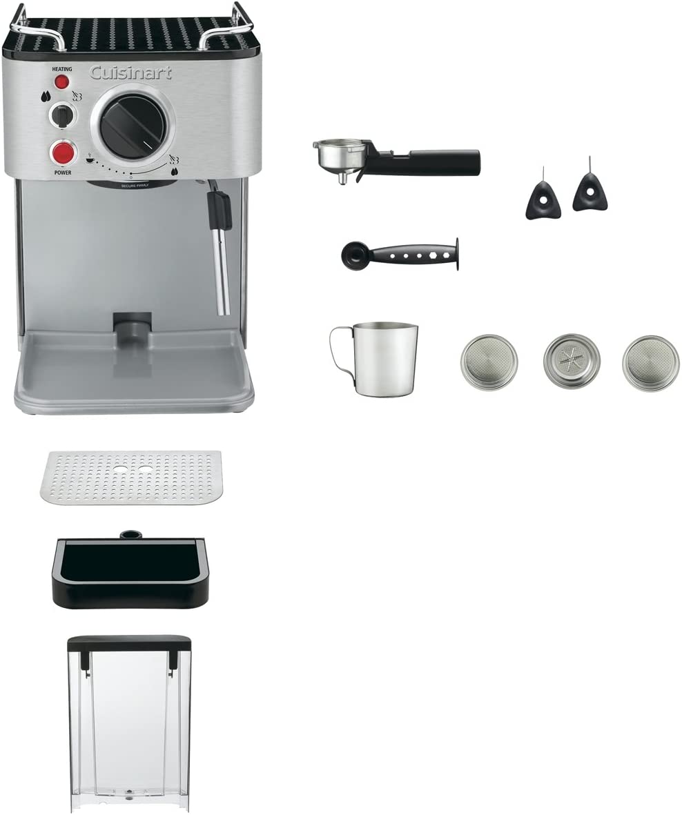 Cuisinart 1.66 Quart Manual Espresso Machine - Certified Refurbished