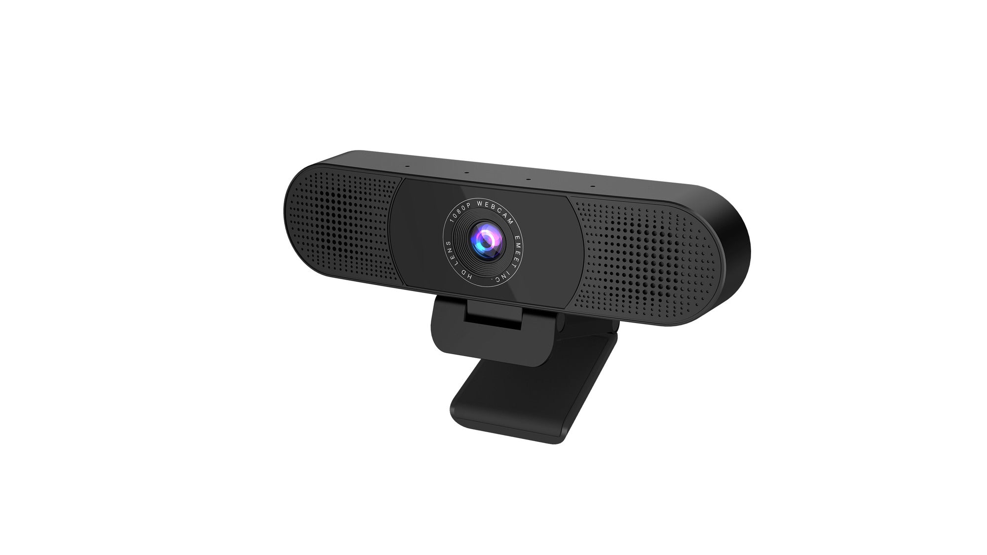EMEET C980 Pro 1080P Webcam with Dual Speakers and Quad Microphones, Black