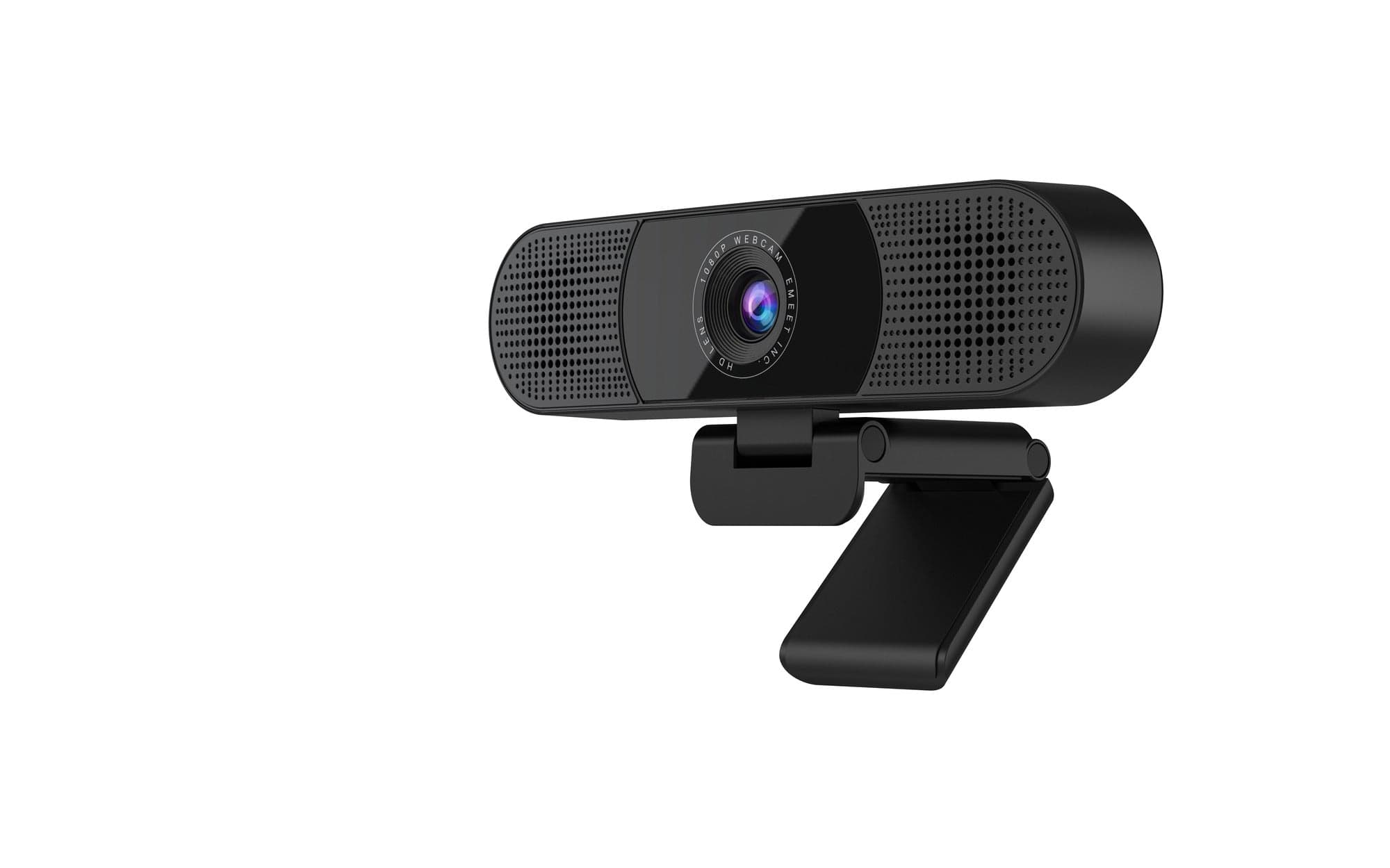 EMEET C980 Pro 1080P Webcam with Dual Speakers and Quad Microphones, Black