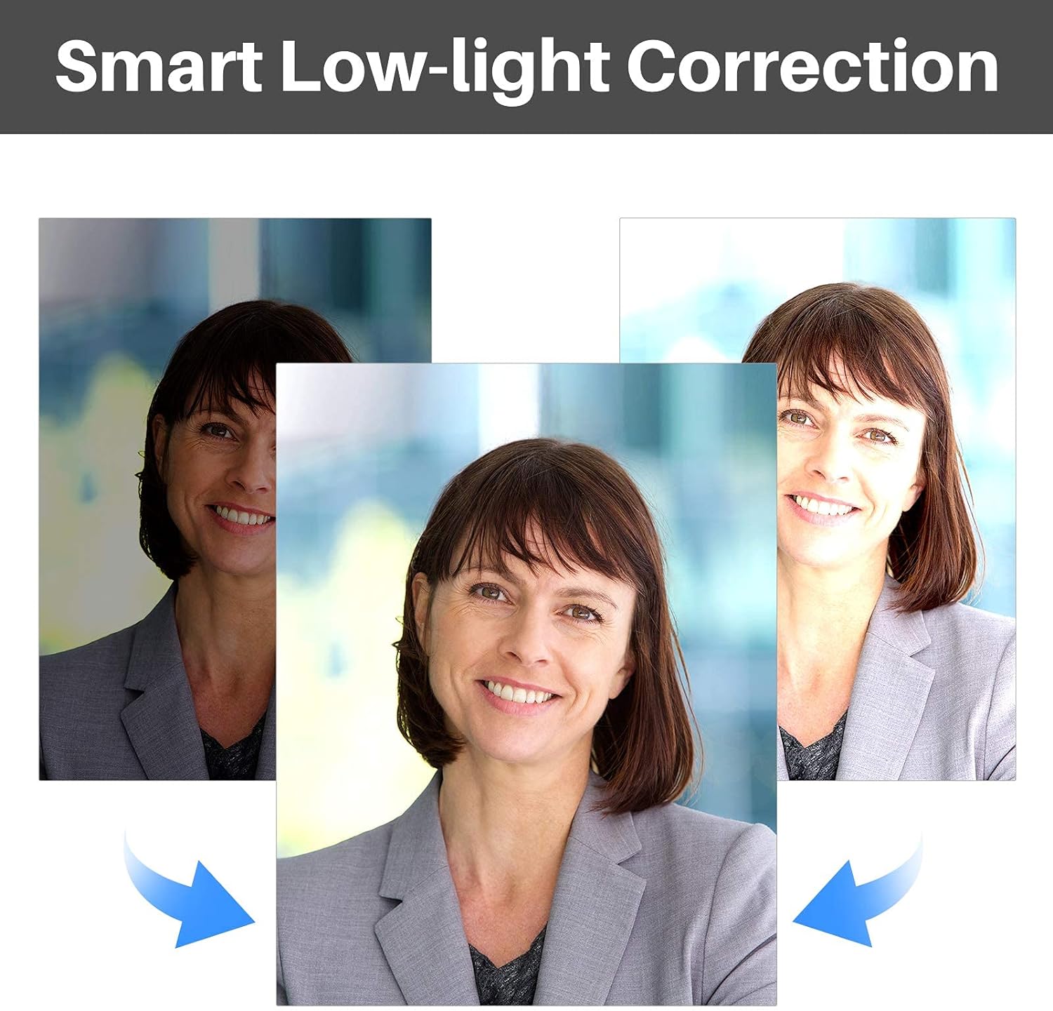 EMEET C980 Pro 1080P Webcam with Dual Speakers and Quad Microphones, Black