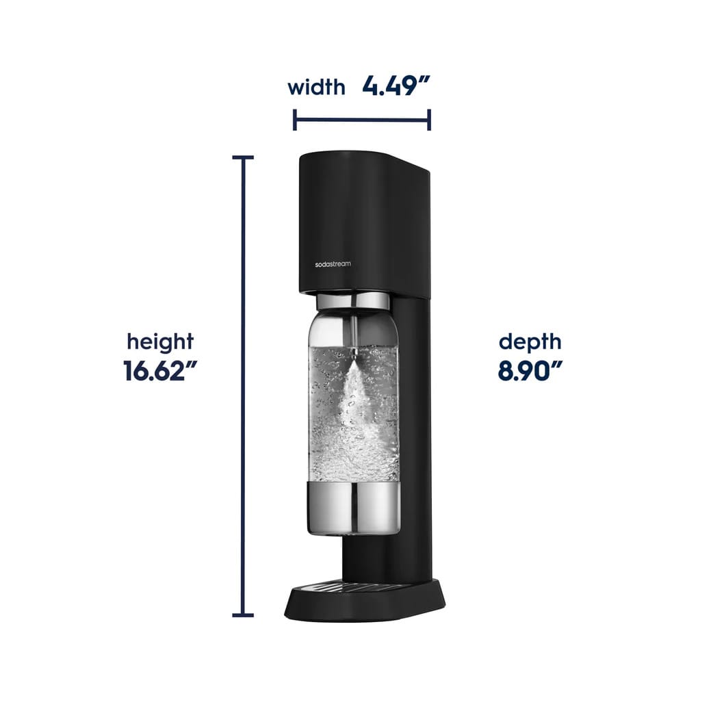 SodaStream Enso Sparkling Water Maker Starter Kit, Black