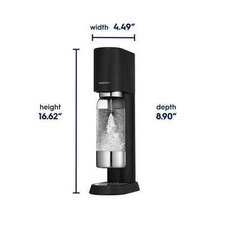 SodaStream Enso Sparkling Water Maker Starter Kit, Black