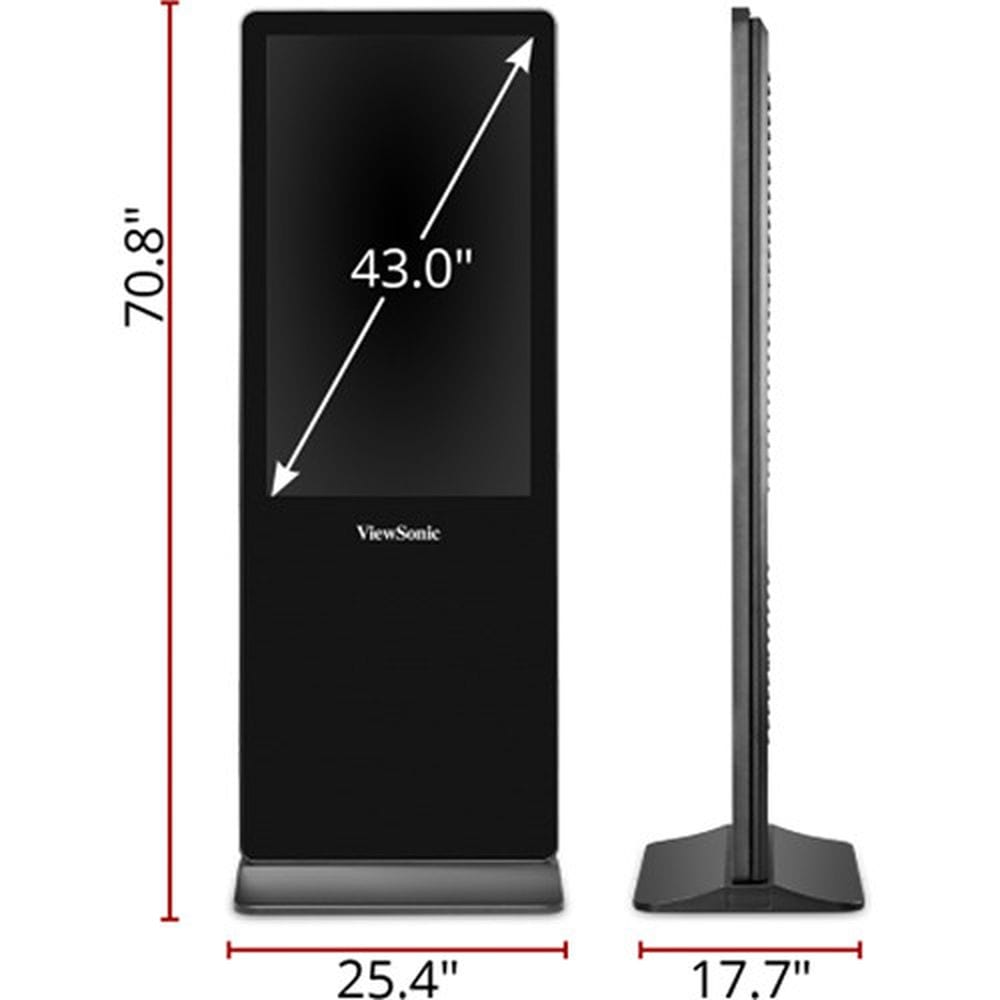 ViewSonic 43" ePoster Digital Kiosk - Certified Refurbished