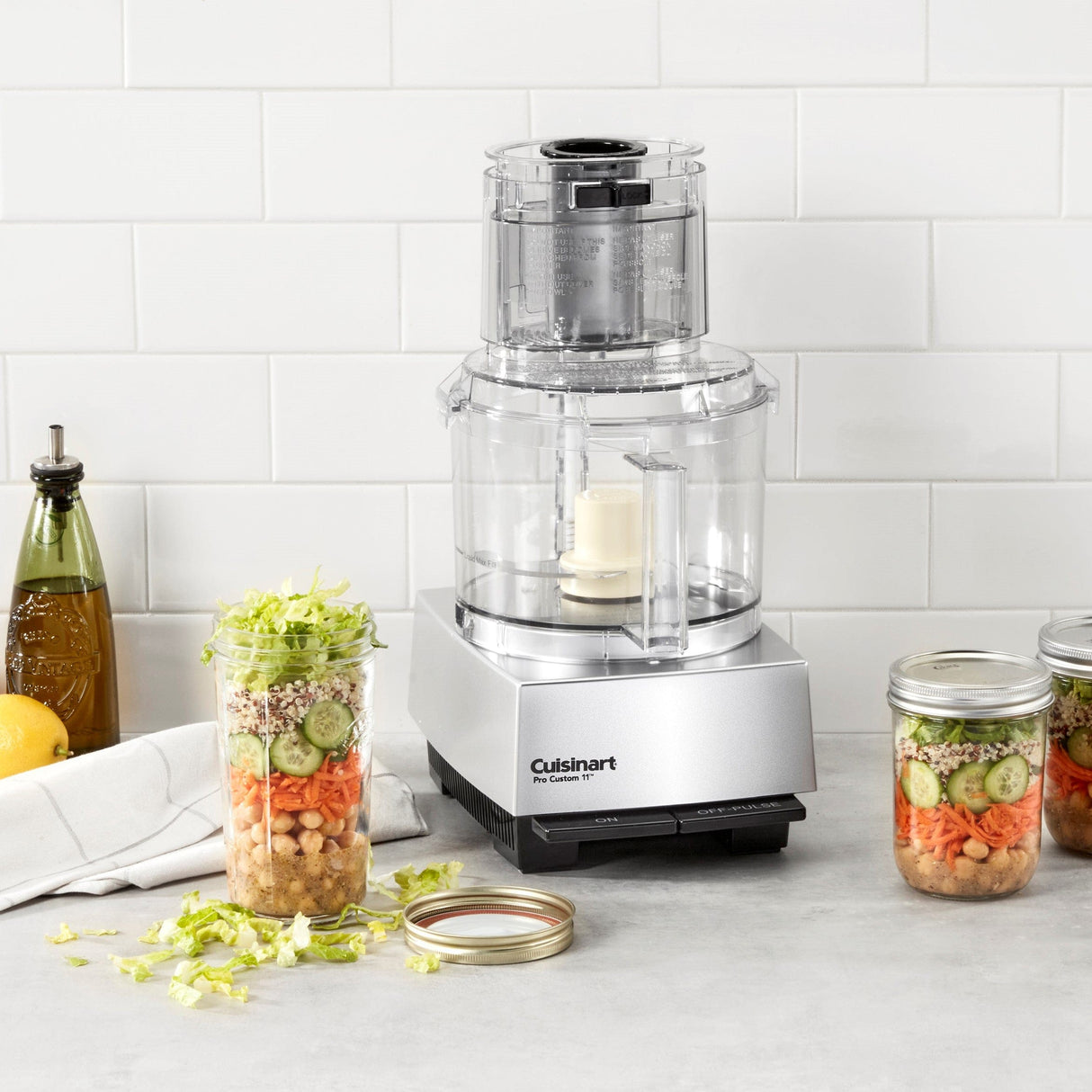 Cuisinart Pro Custom 11 Cup Food Processor, Brushed Chrome