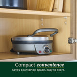 Cuisinart 4 Slice Belgian Waffle Maker - Round, Silver