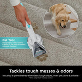 Shark CarpetXpert with Stainstriker Deep Carpet Cleaner, Cyan - Certified Refurbished