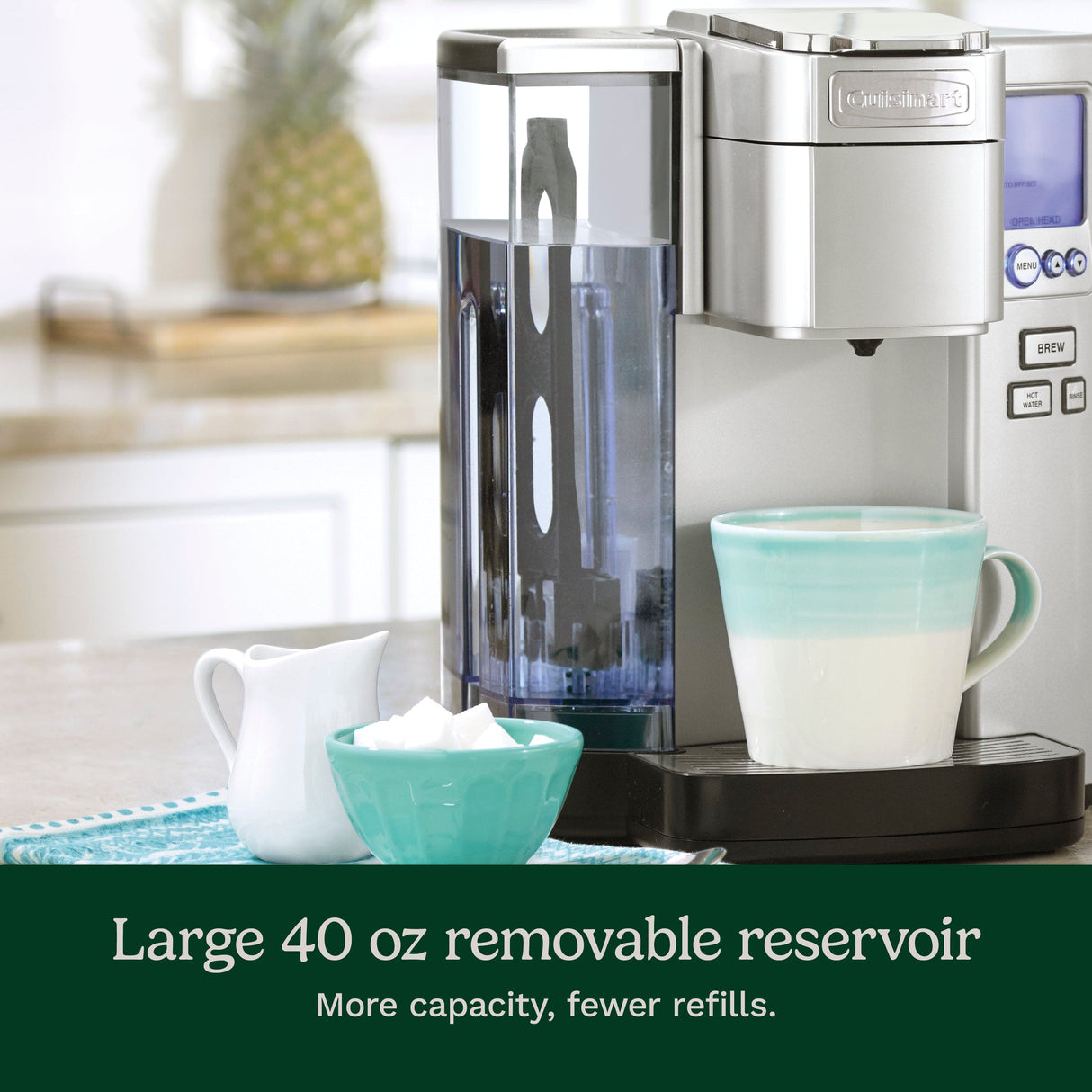Cuisinart Premium Single Serve Brewer, Silver