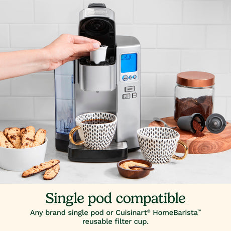 Cuisinart Premium Single Serve Brewer, Silver
