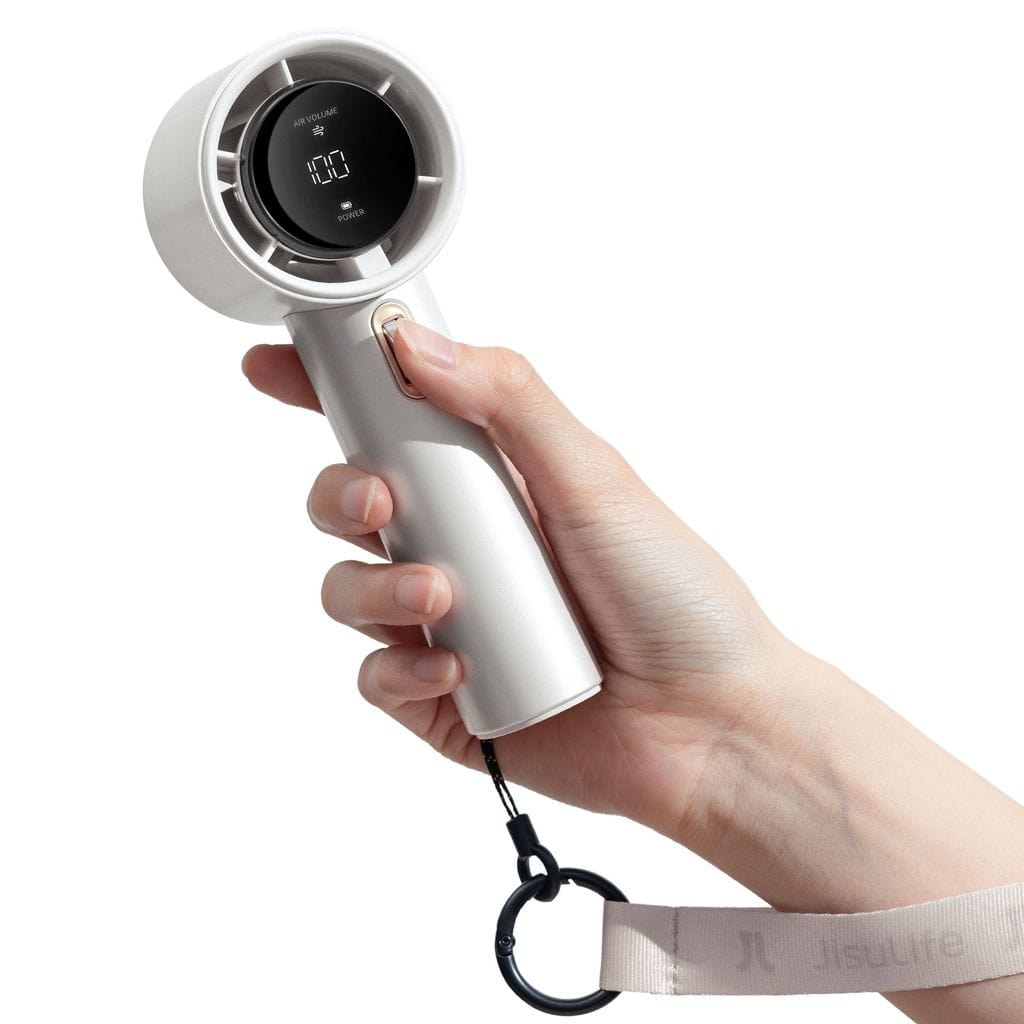 JisuLife Portable Handheld Fan Pro 1S, 1-100 Speed, Adjustable