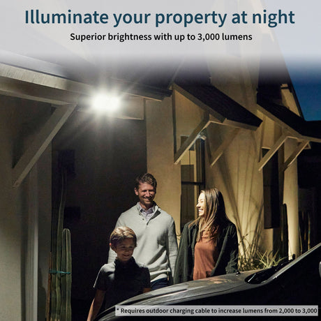 Arlo Pro 3 Floodlight Security & Surveillance Smart Camera White - Certified Refurbished