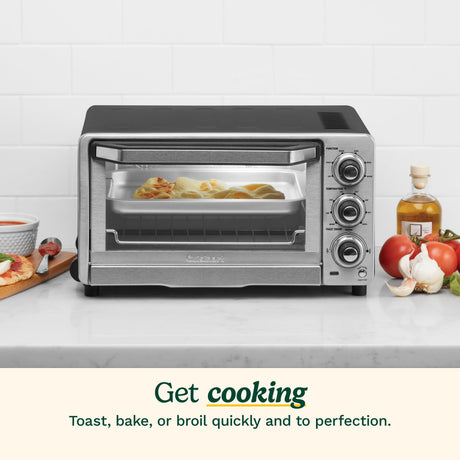 Cuisinart Custom Classic Toaster Oven Broiler, Silver