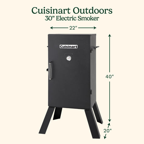 Cuisinart 30" Electric Smoker, Black