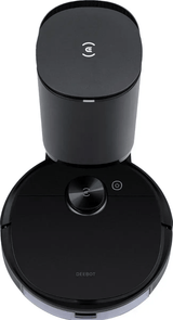Ecovacs Deebot N10 Max+ Robot Vacuum & Mop, Auto-Empty, 4300Pa, TrueMapping 2.0 LiDAR, 330-Min, Black - Certified Refurbished