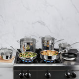 Cuisinart Chef's Classic™ Stainless Cookware 13-Piece Set, Silver