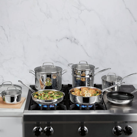 Cuisinart Chef's Classic™ Stainless Cookware 13-Piece Set, Silver