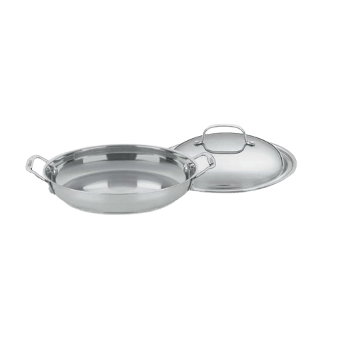 Cuisinart Chef's Classic™ Stainless 12" Everyday Pan with Medium Dome Cover, Silver